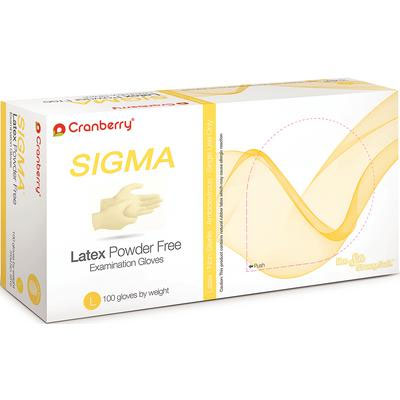 دستکش لاتکس بدون پودر کرنبری Cranberry Sigma سایز بزرگ