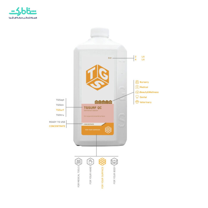 ضدعفوني کننده کنسانتره سطوح بزرگ2L -TGS (TGSu  rf QC)